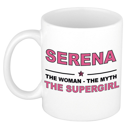 Serena The woman, The myth the supergirl collega kado mokken/bekers 300 ml