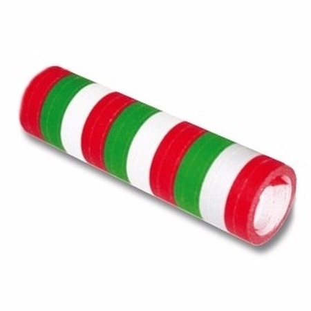Serpentine rolls green/red/white