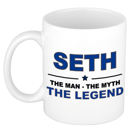 Seth The man, The myth the legend collega kado mokken/bekers 300 ml