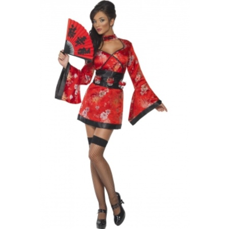 Sexy Geisha dress with shot glass belt