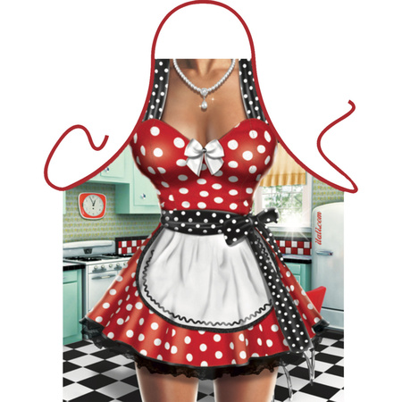 Sexy apron kitchen maid