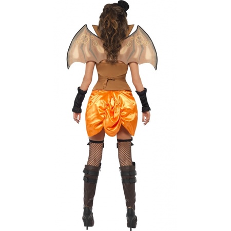 Sexy steampunk vleermuis kostuum