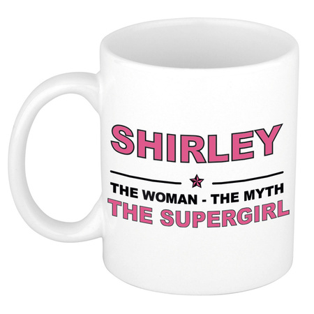Shirley The woman, The myth the supergirl name mug 300 ml