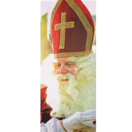 Mega Sinterklaas banier 75 x 180 cm brandwerend