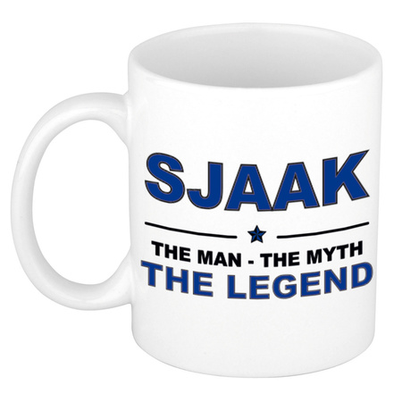 Sjaak The man, The myth the legend collega kado mokken/bekers 300 ml