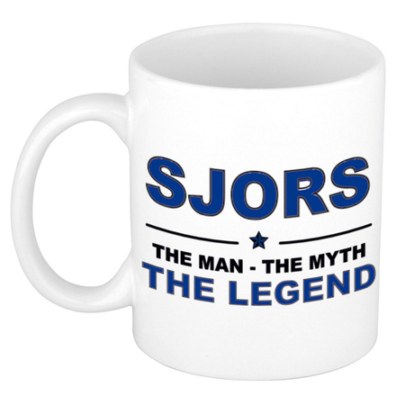 Sjors The man, The myth the legend collega kado mokken/bekers 300 ml