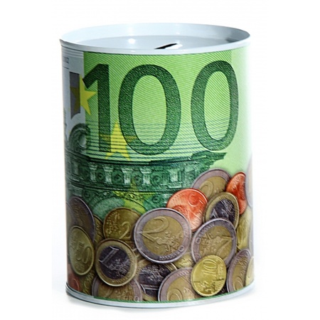 Money box 100 euro 12 cm