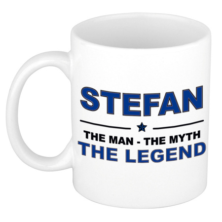 Stefan The man, The myth the legend collega kado mokken/bekers 300 ml