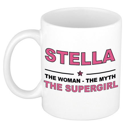 Stella The woman, The myth the supergirl collega kado mokken/bekers 300 ml