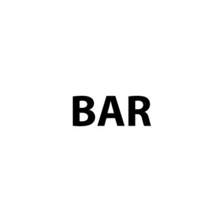 Aanduiding sticker Bar