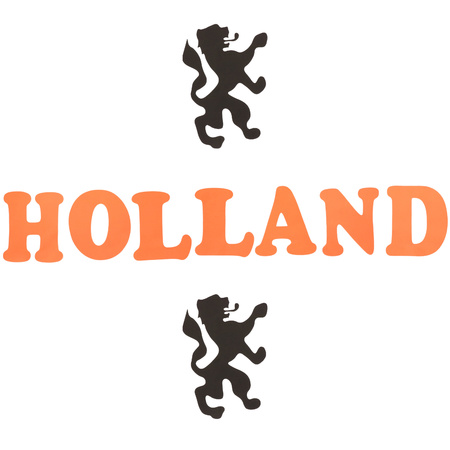 Orange stickers Holland