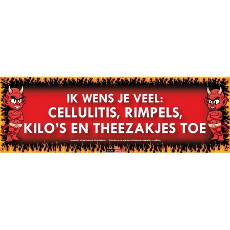 Cellulitis Sticky Devil sticker