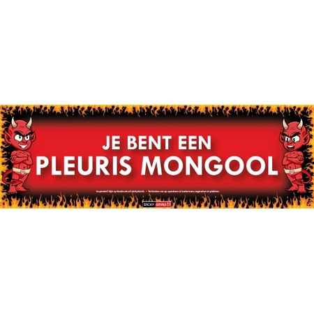 Pleuris mongool Sticky Devil sticker