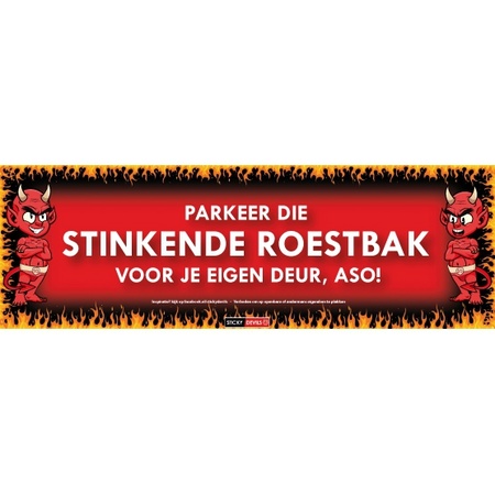 Stinkende roestbak Sticky Devil sticker