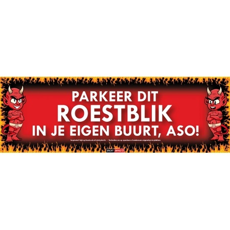 Roestblik Sticky Devil sticker