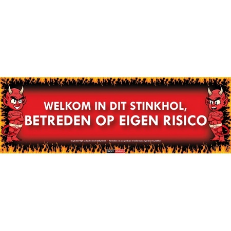 Stinkhol Sticky Devil sticker