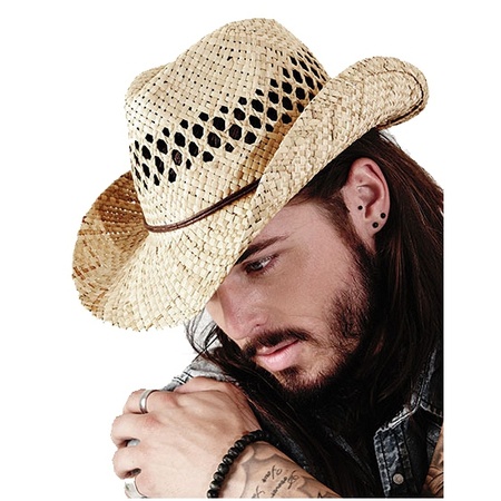 Stro cowboy hoed summer