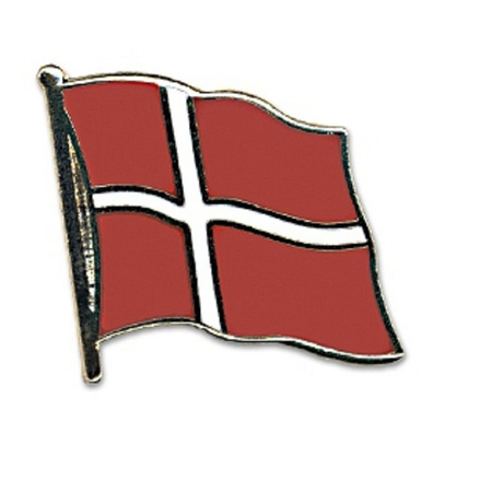 Supporters Pin flag Denmark 20 mm