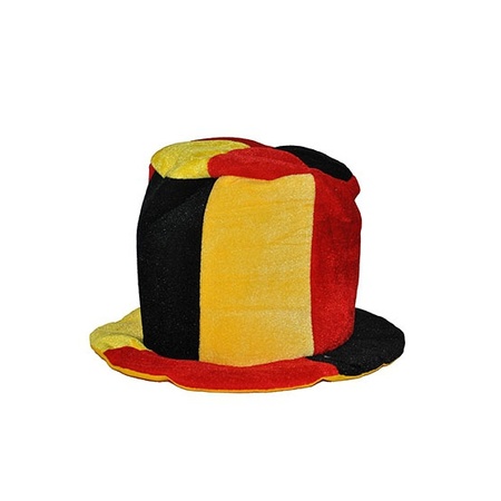 Supporters high hat belgium - flag colours - polyester - adults