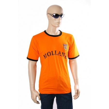 Holland t-shirt oranje voor volwassenen
