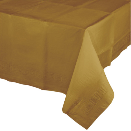 Tablecloth gold 274 x 137 cm