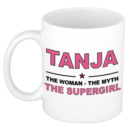 Tanja The woman, The myth the supergirl collega kado mokken/bekers 300 ml