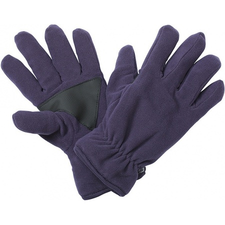 Thinsulate aubergine fleece handschoenen voor volwassenen