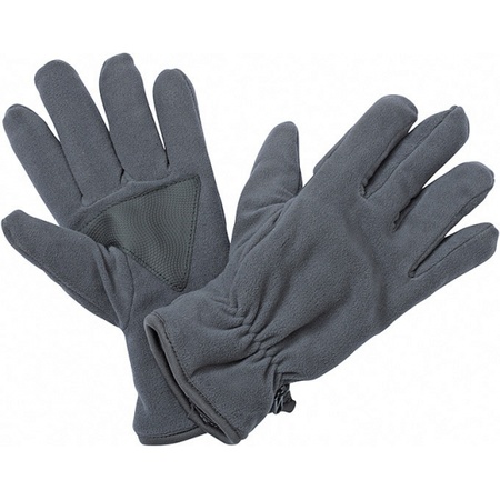 Thinsulate fleece handschoenen donkergrijs voor volwassenen