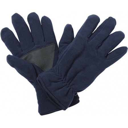 Thinsulate fleece handschoenen navy voor volwassenen