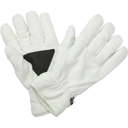 Thinsulate fleece handschoenen off white voor volwassenen