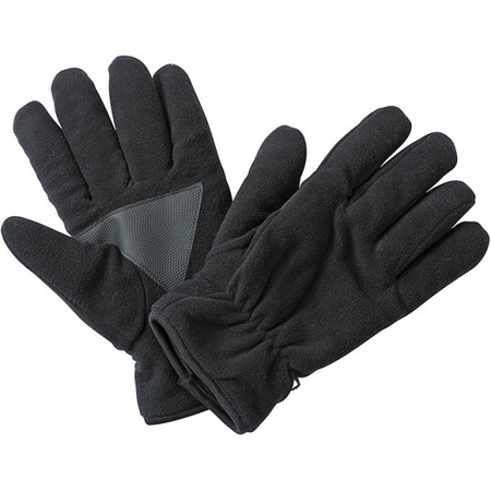 Thinsulate fleece handschoenen zwart voor volwassenen