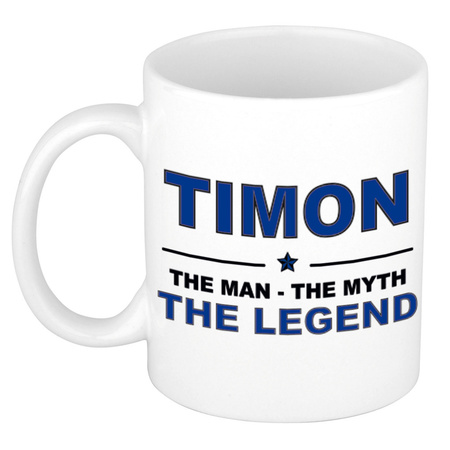 Timon The man, The myth the legend collega kado mokken/bekers 300 ml
