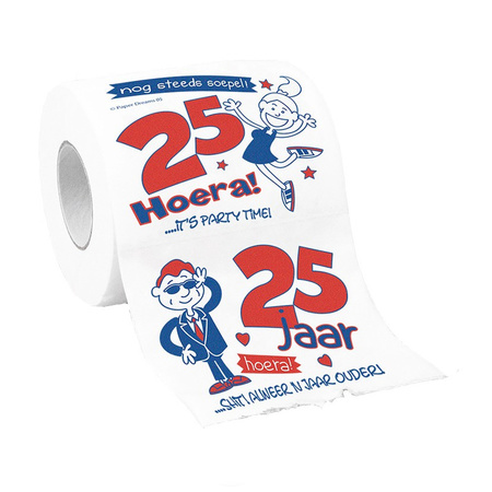 Toilet paper 25 years