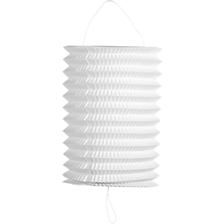 White paper lantern - Dia 16 x H20 cm