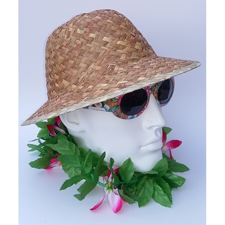 Safari pit hat - brown - adults - dress up accessory