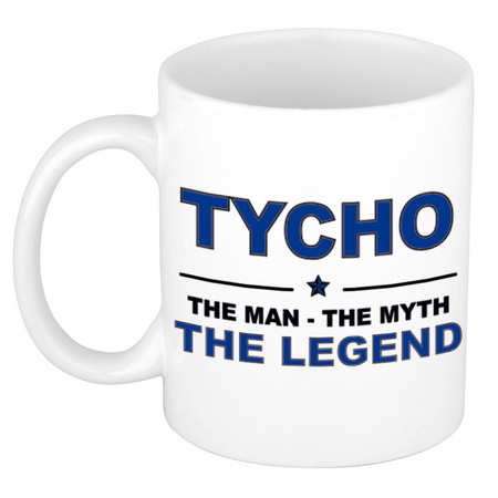 Tycho The man, The myth the legend collega kado mokken/bekers 300 ml