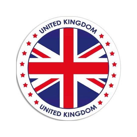 Round United Kingdom sticker 14,8 cm