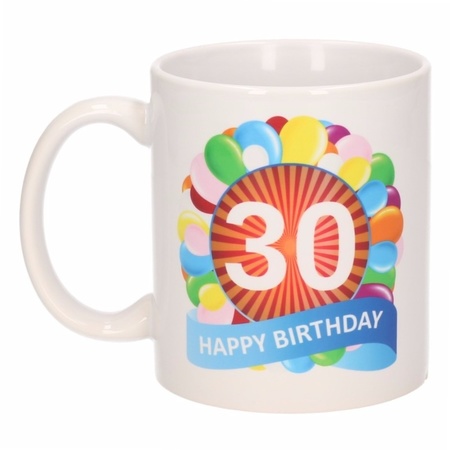 Birthday balloon mug 30 year