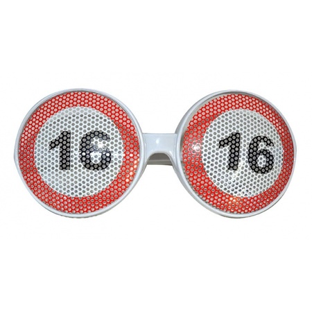Traffic sign glasses 16 year