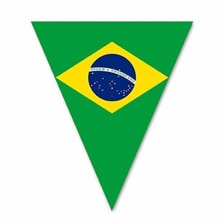 Versiering Brazilie vlaggenlijn 5 m