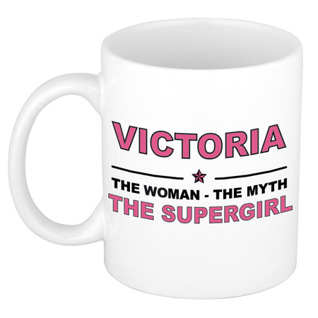 Victoria The woman, The myth the supergirl collega kado mokken/bekers 300 ml