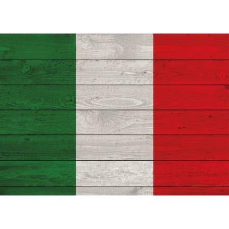 Horizontale vlag poster Italy 84 cm