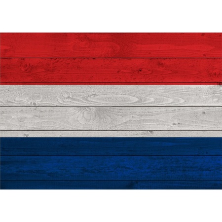 Horizontale vlag poster Holland 84 cm