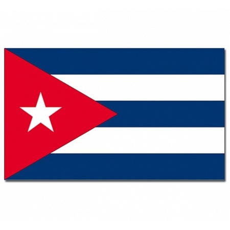 Vlag Cuba 90 x 150 cm feestartikelen