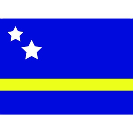 Vlag van Curacao plakstickers