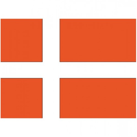 Vlag van Denemarken plakstickers