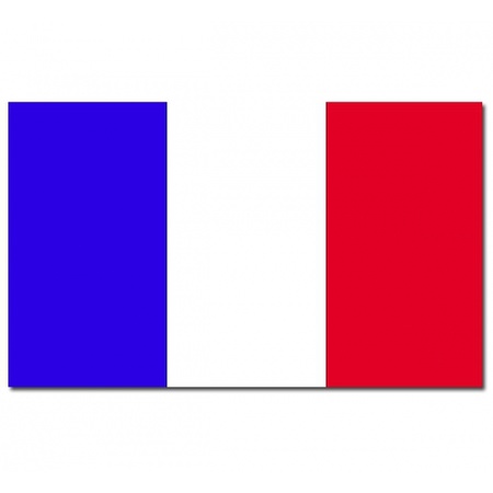 Vlag Frankrijk 90 x 150 cm feestartikelen