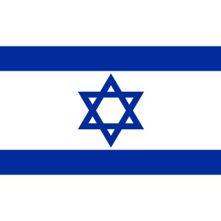 Vlag van Israel plakstickers