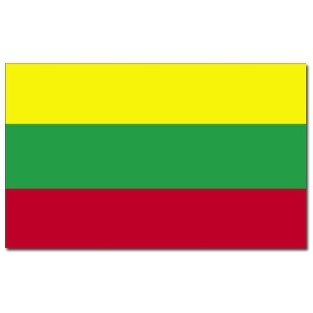 Vlag Litouwen 90 x 150 cm feestartikelen