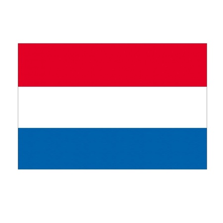 Voordelige Nederland geslaagd vlag 150 cm met gratis sticker